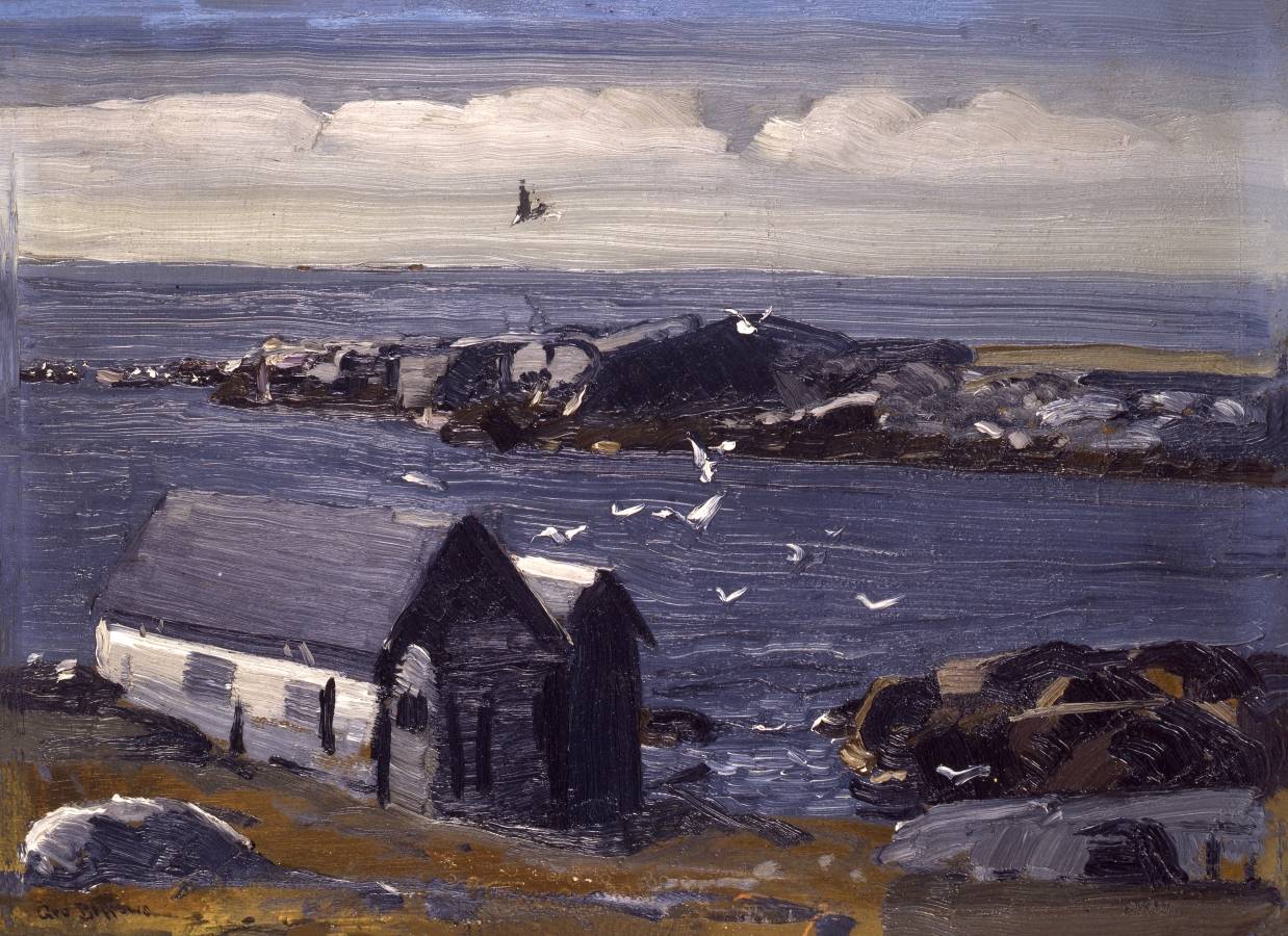 Джордж Уэсли Беллоуз. Галлс, остров Монхиган в штате Мэн. 1911