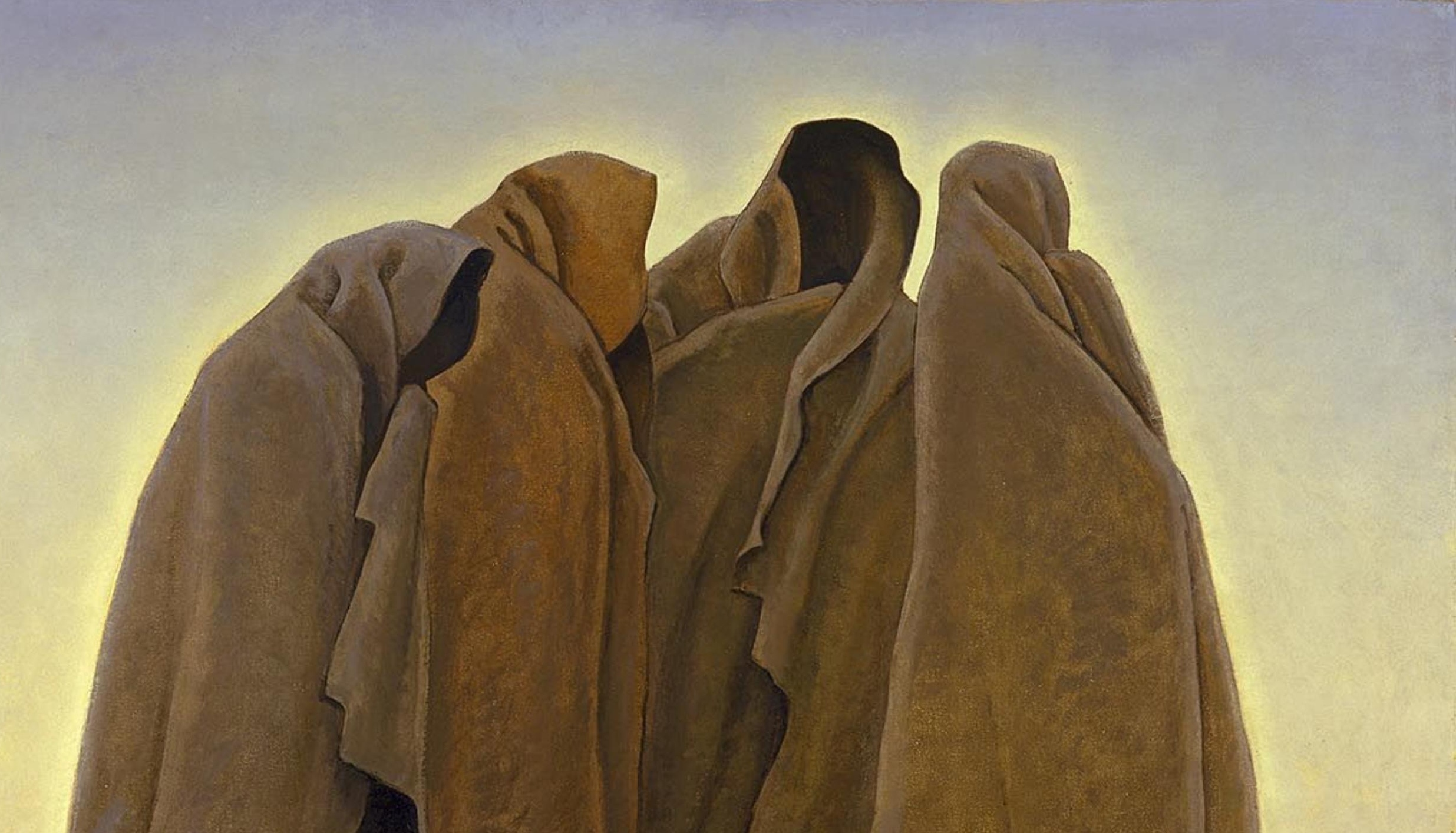 Мейнард Диксон. Формы страха. Фрагмент.1932