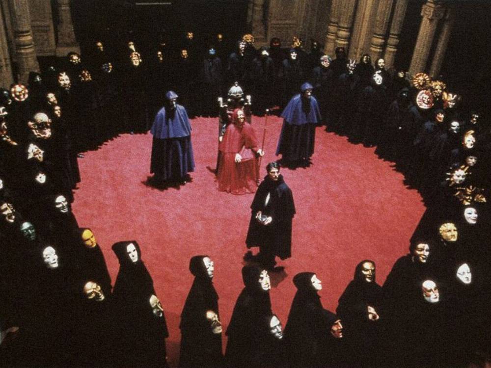 Тайное общество. Цитата из х/ф «С широко закрытыми  глазами». Реж. Стэнли Кубрик. 1999. США