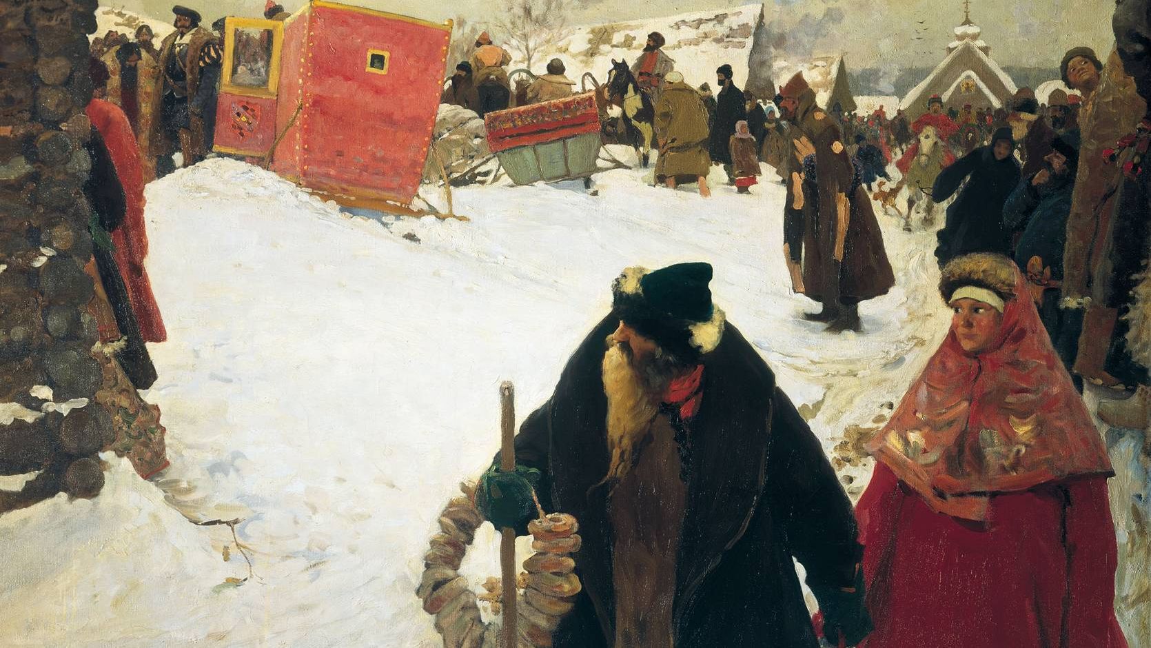 Иванов Сергей. Приезд иностранцев. XVII век. 1901