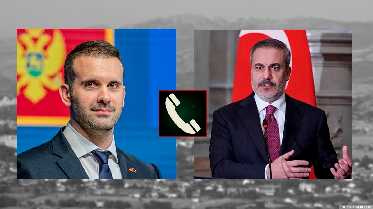 Телефонные переговоры между министрами иностранных дел Милойко Спаичем и Хаканом Фиданом