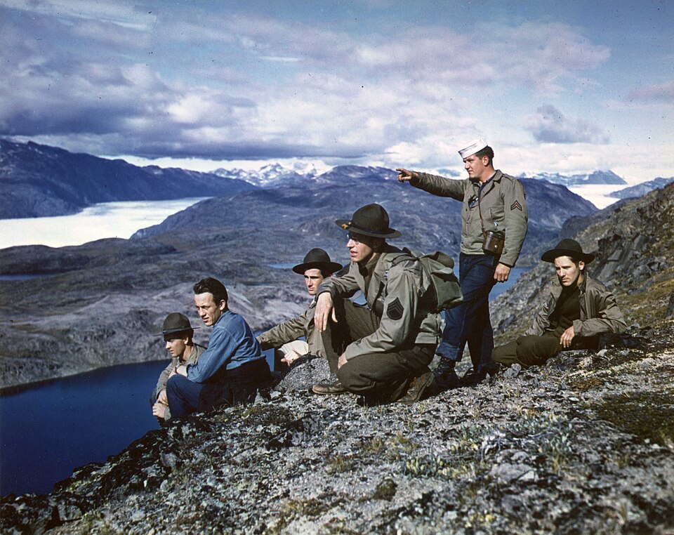 Американские военнослужащие в Гренландии во время Второй мировой войны