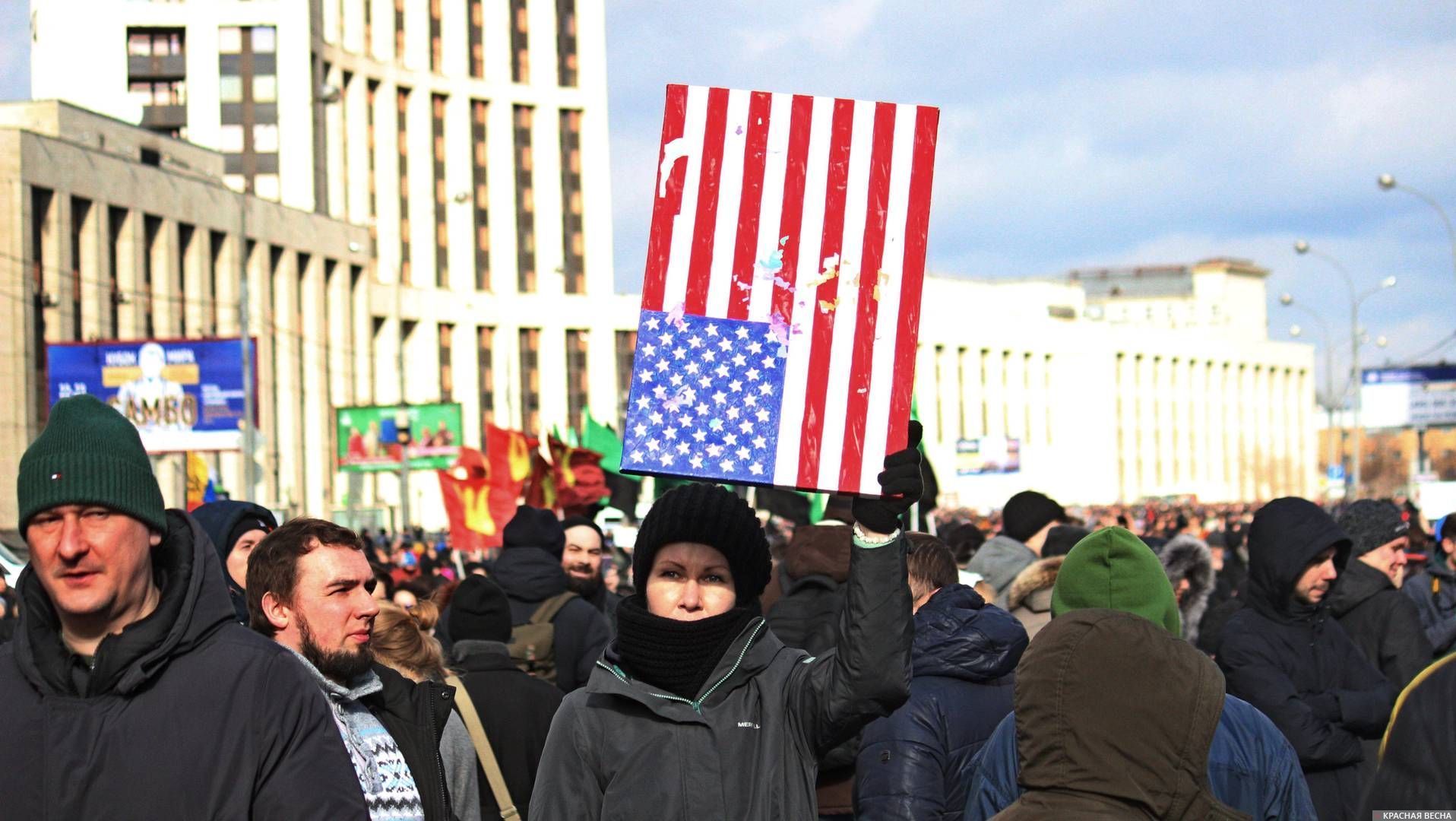 Митинг на пр. Сахарова в защиту интернета