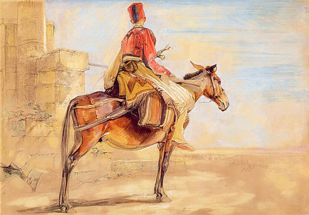 Джон Фредерик Льюис. Турецкий пограничный пост. 1850