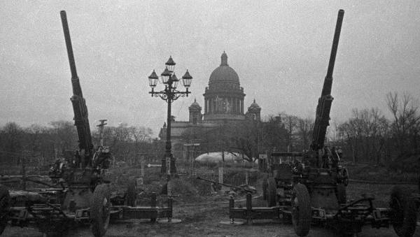Зенитчики на страже Ленинградского неба, октябрь 1941