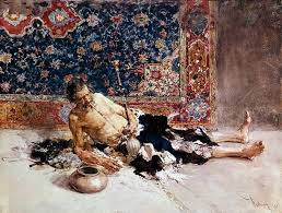 Мариано Фортуни. Курильщик опиума. 1869