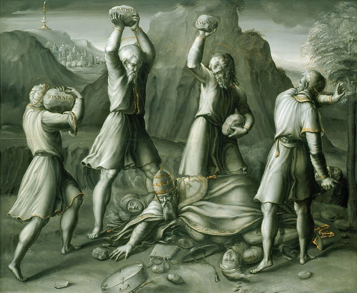 Джироламо да Тревизо. Протестантская аллегория. 1544