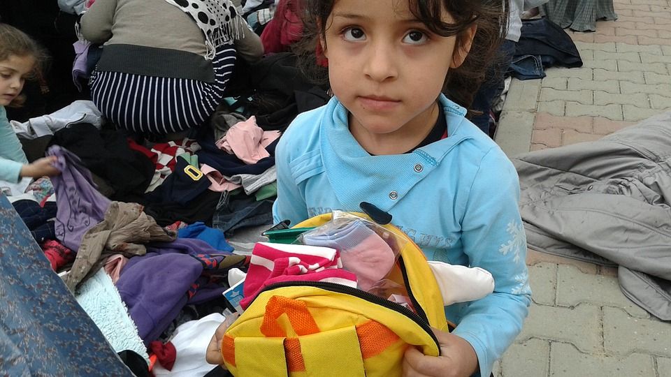 сирийские беженцы, детская