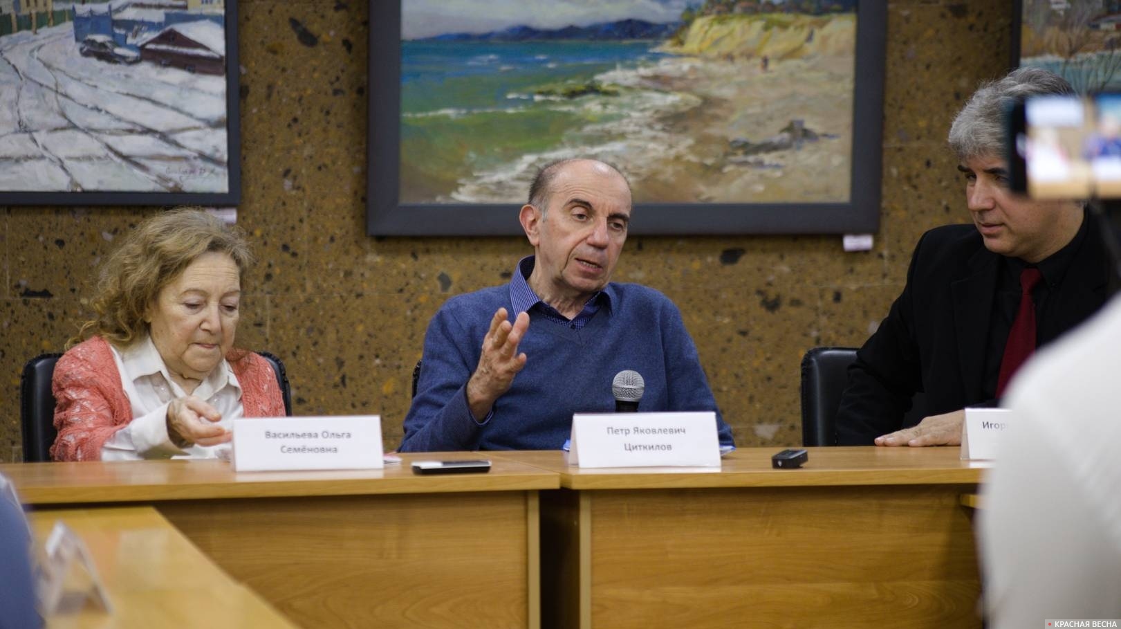 Пётр Циткилов. Круглый стол «Стратегия развития образования на 10 лет: решение проблем или „тихое“ продолжение разрушительного курса» в Ростове-на-Дону