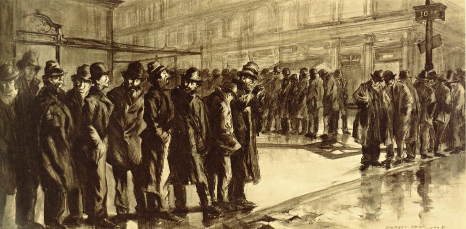 Безработные. Эверетт Шинн. 1908