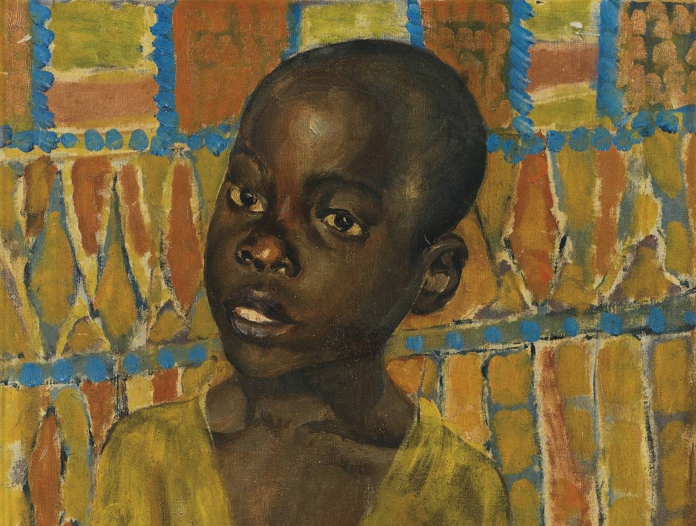 Кузьма Петров-Водкин. Африканский мальчик (фрагмент). 1907