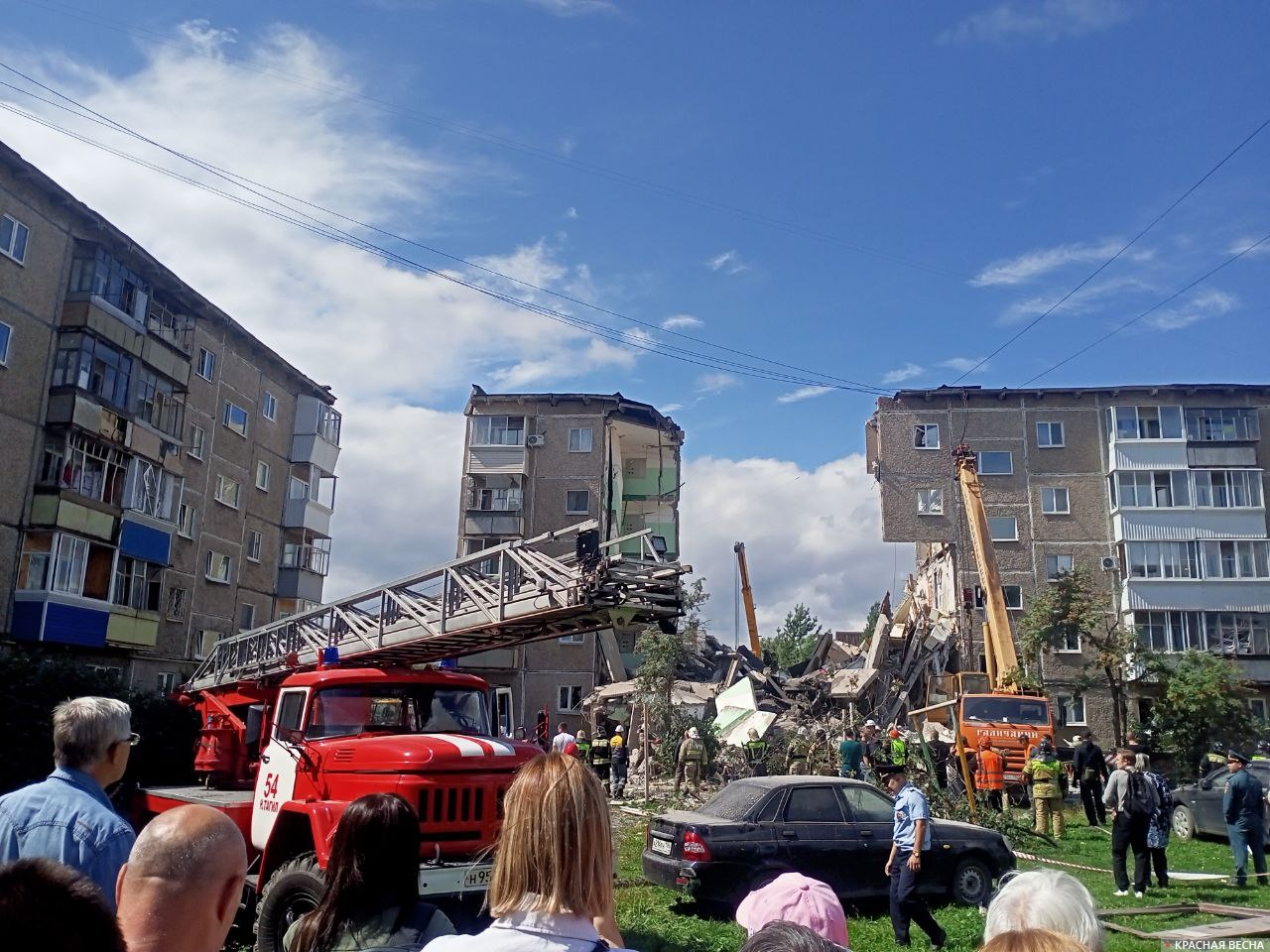 Взрыв газа. Разбор завалов