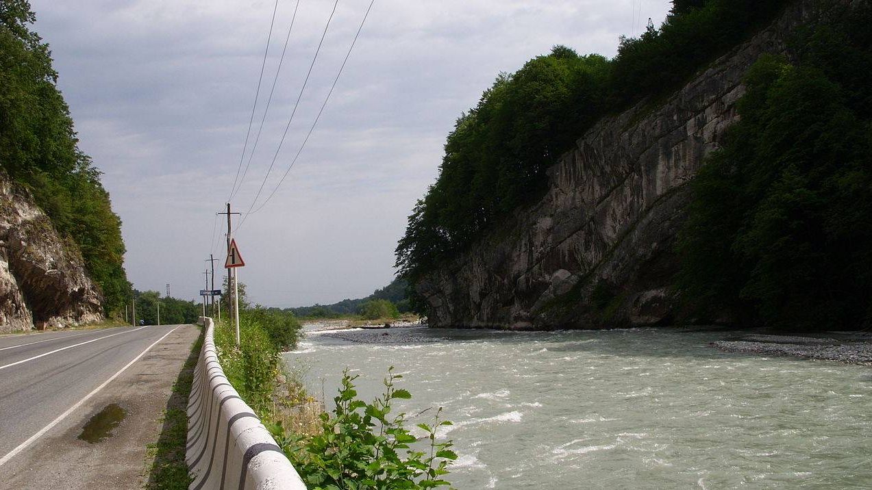 Река Ардон. Северная Осетия