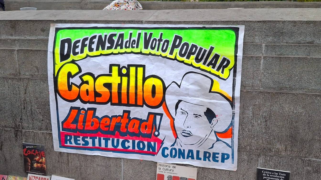 Протесты. плакаты поколения Z в Перу.