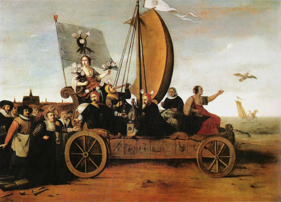Хендрик Герритс Пот. Сумасшедший фургон флоры. 1638