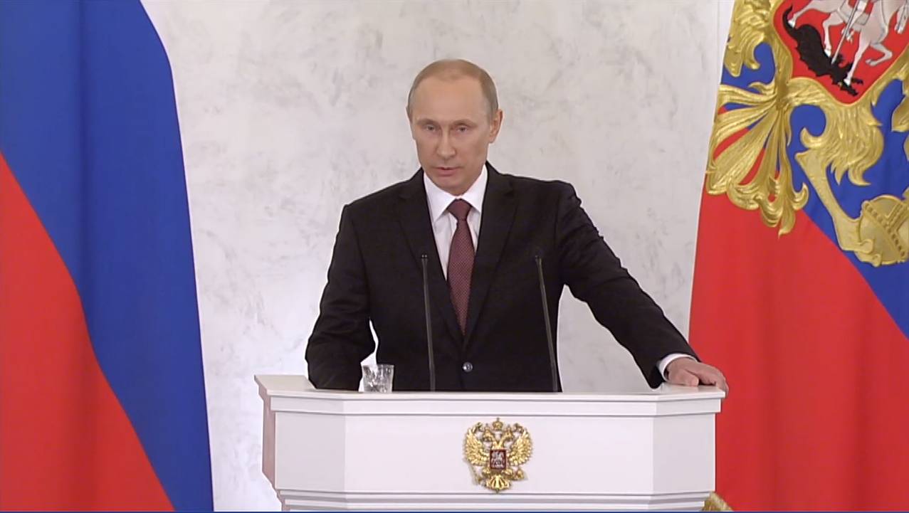 Выступление Путина в Кремле 18 марта 2014 года