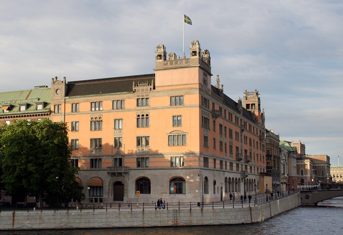 Здание правительства в Швеции в Стокгольме. 2005 год