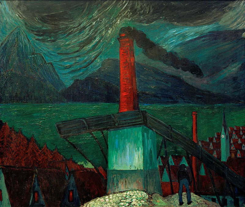 Марианна Верёвкина. Чугунолитейный завод в Оберстдорфе. 1912