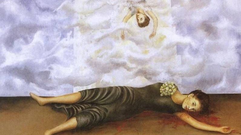 Фрида Кало. Самоубийство Дороти Хейл (фрагмент). 1938