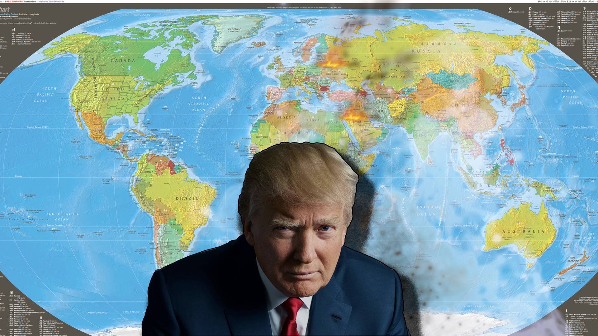 Трамп. Карта мира