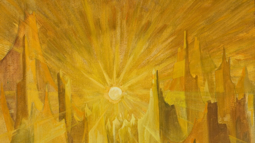Микалоюс Чюрленис. Король солнце (фрагмент). 1916