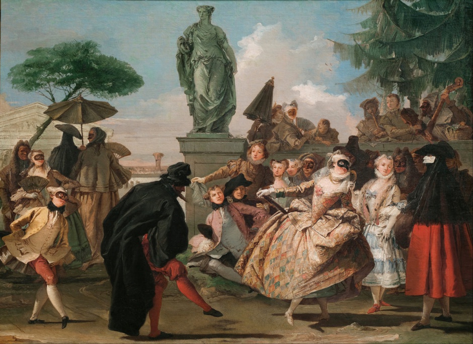 Тьеполо Джованни. «Танец на маскараде». 1756 год