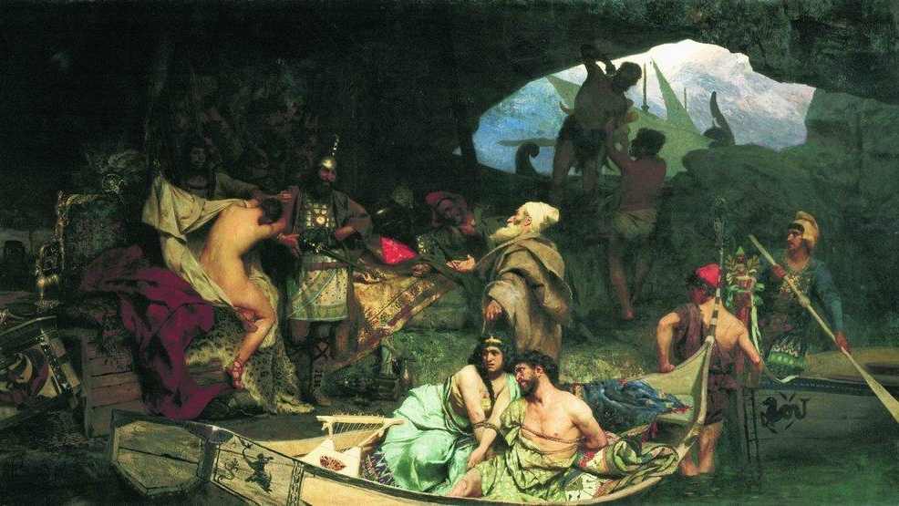Генрих Семирадский. Исаврийские пираты, продающие добычу. 1880