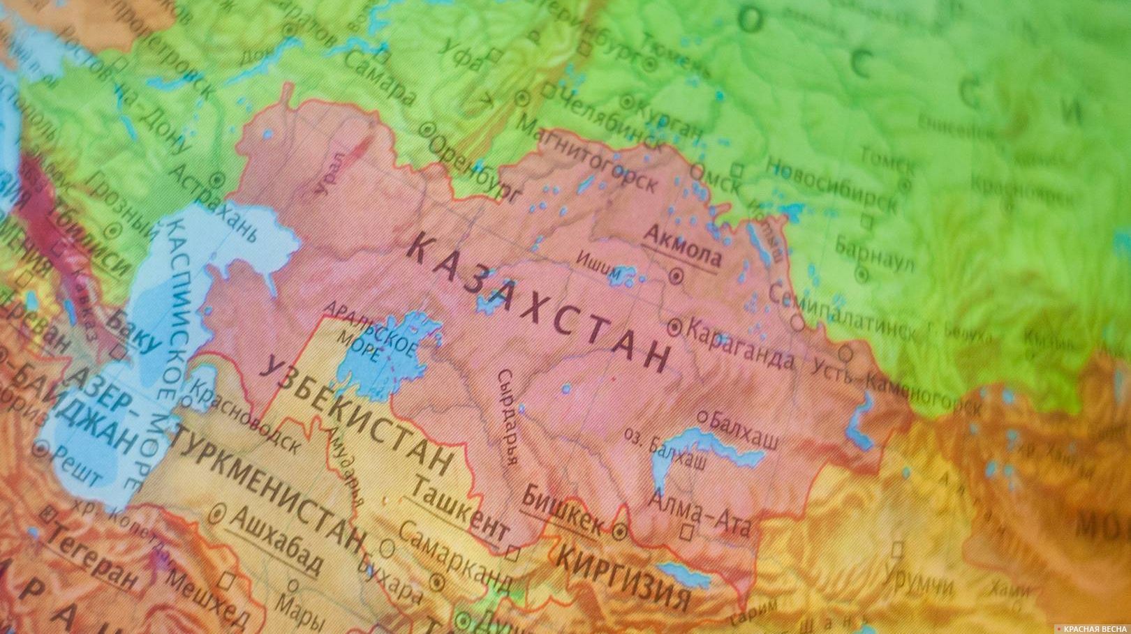 Казахстан на карте мира