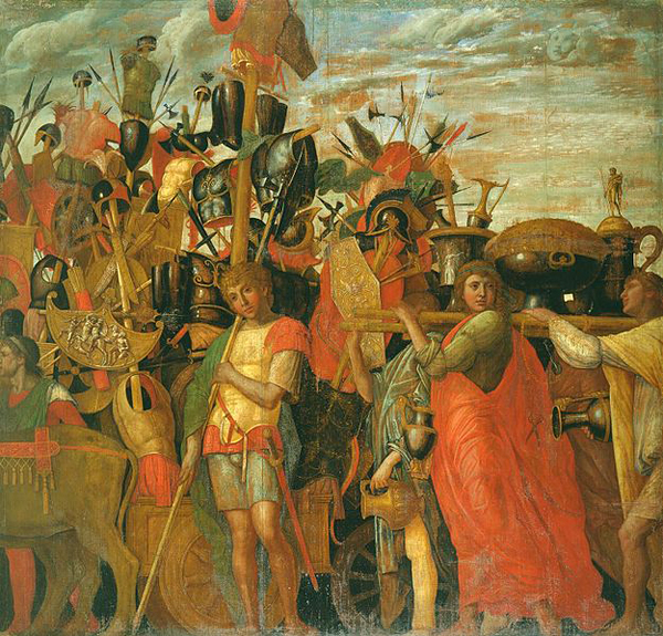 Андреа Мантенья. Триумфы Цезаря (Носители трофеев и слитков). 1484-1492