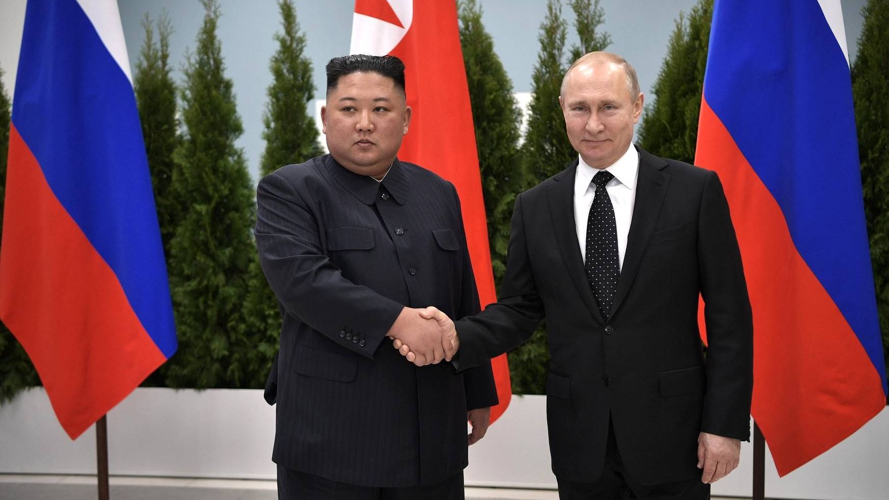 Встреча Владимира Путина и Ким Чен Ына (архивное фото)