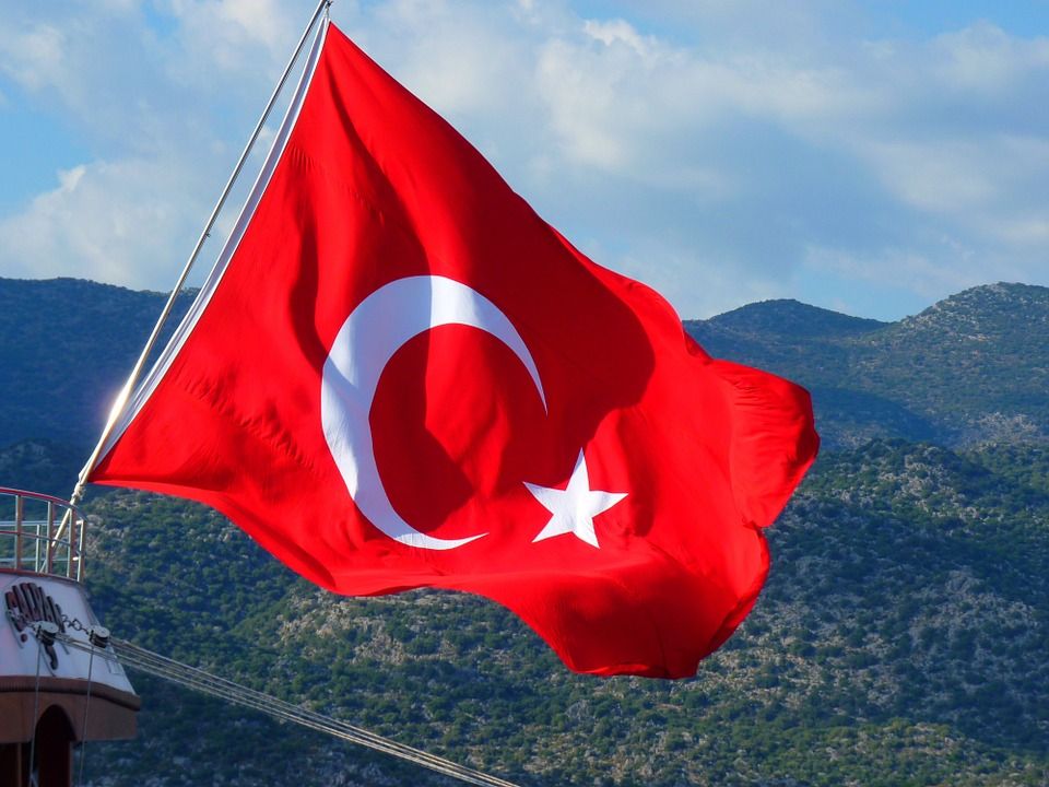 Флаг Турции, автор: LoggaWiggler, лицензия: CC0 1.0