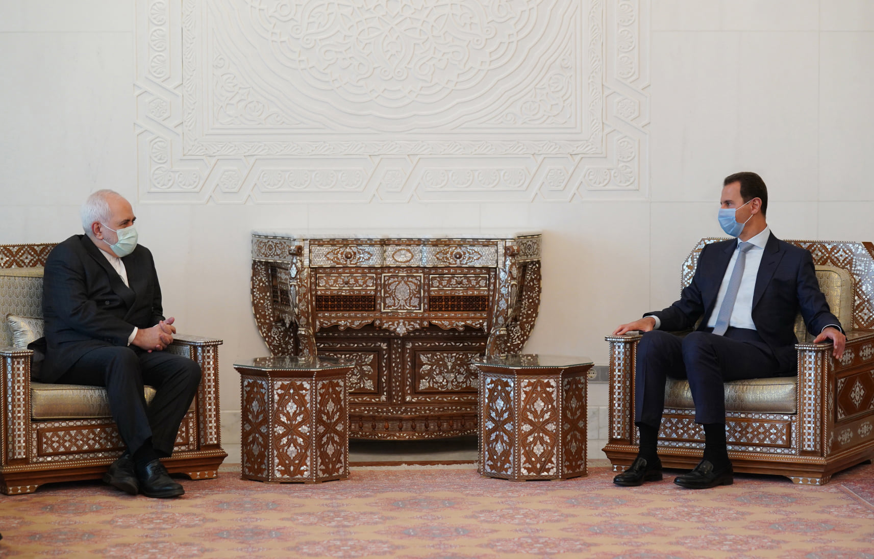Встреча главы МИД Ирана и президента Сирии