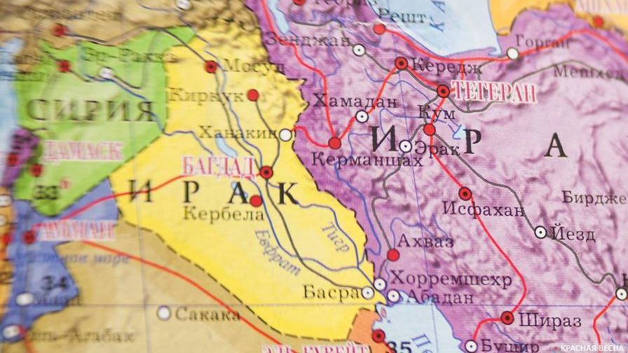 Ирак на карте мира