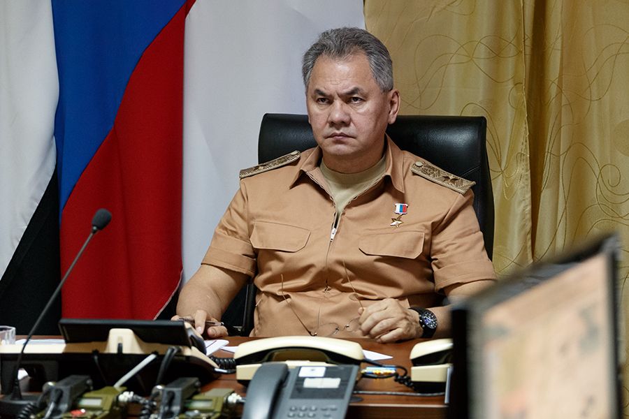  Министр обороны РФ генерал армии Сергей Шойгу 