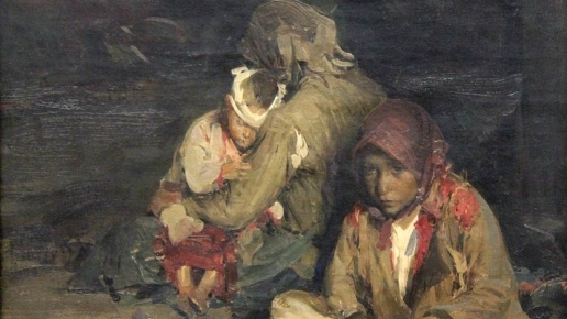 Абрам Архипов. В больнице (фрагмент). 1890-е