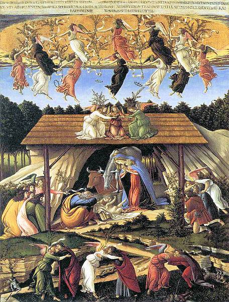 Сандро Ботичелли. Мистическое Рождество. 1500-1501