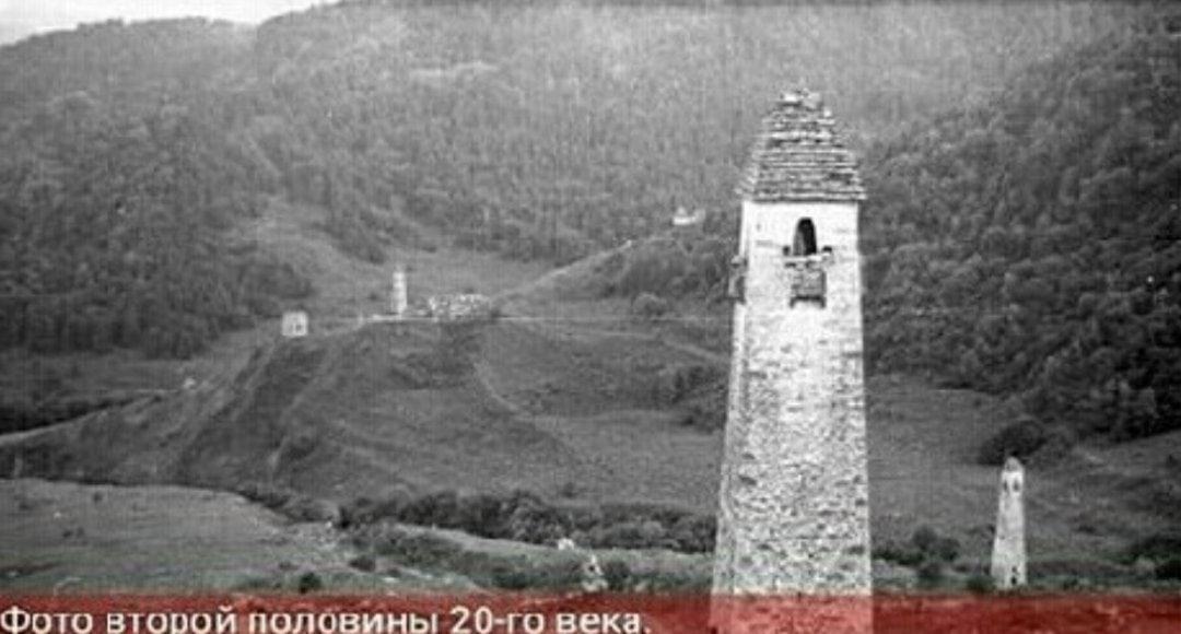 Башня Котиевых в Верхнем Озиге в горной Ингушетии