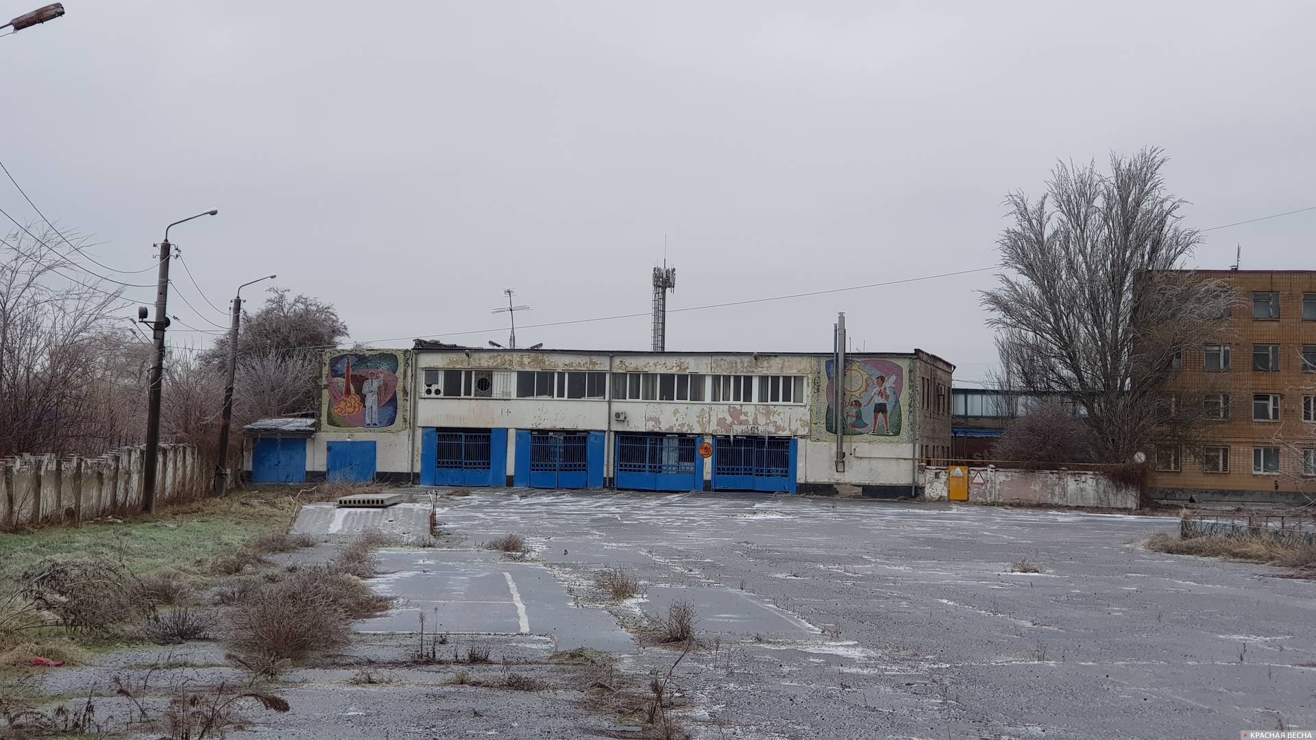Заброшенное АТП на улице Ломоносова, Таганрог