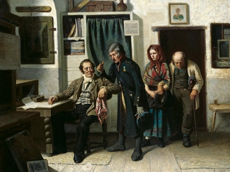 Карл де Юнкер. Оповещение об аресте (фрагмент). 1857