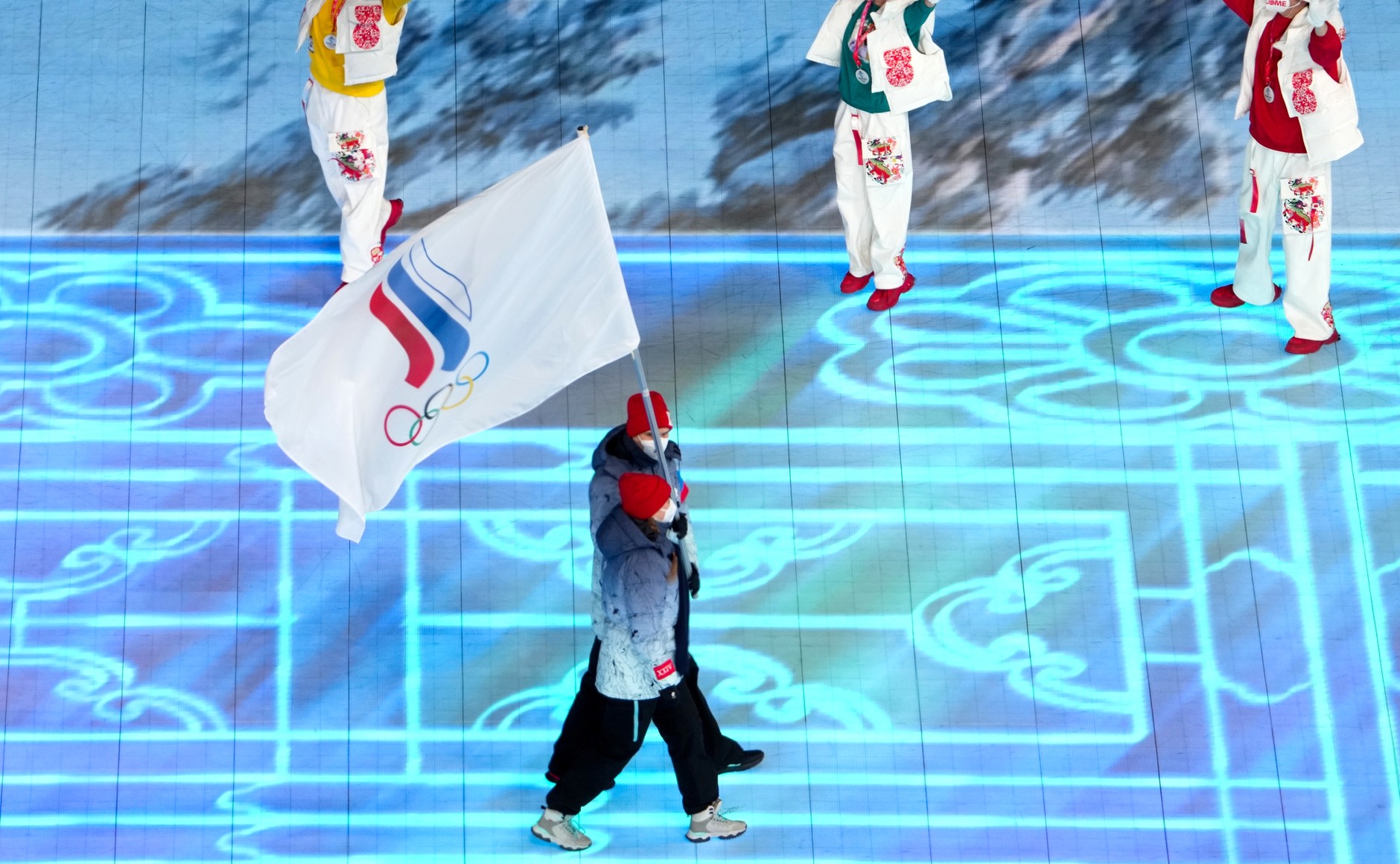 Российские спортсмены в Пекине
