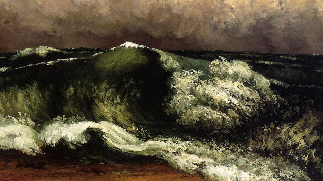 Гюстав Курбе. Волна. 1869