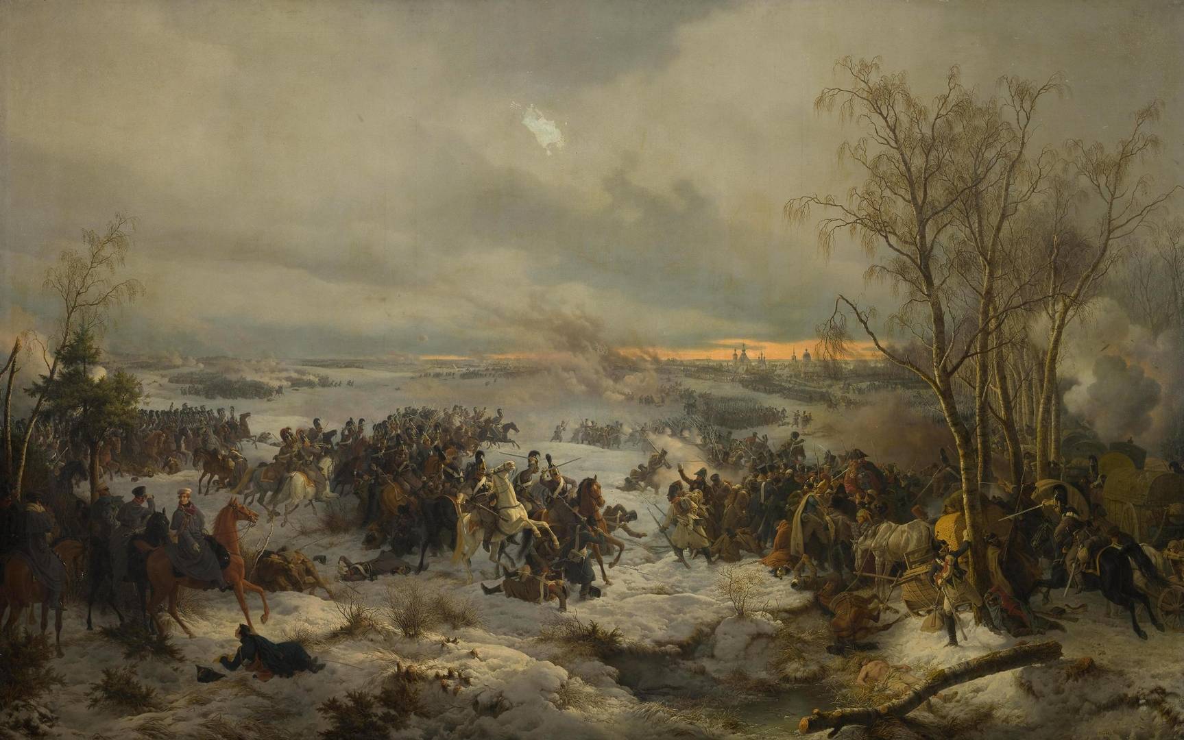 Петер фон Гесс. Бой под Красным 5 (17) ноября 1812 года. 1849