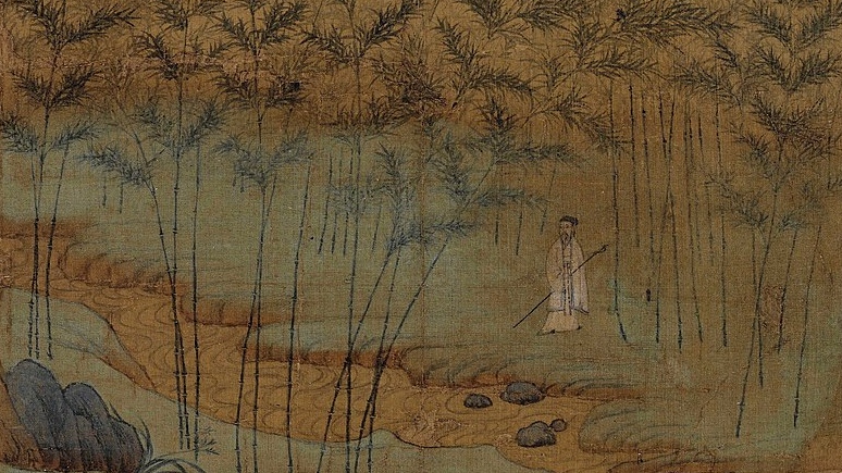 800px-Zhao_Mengfu._Self_Portrait._1299, _Album_leaf._Palace_Museum_Beijing