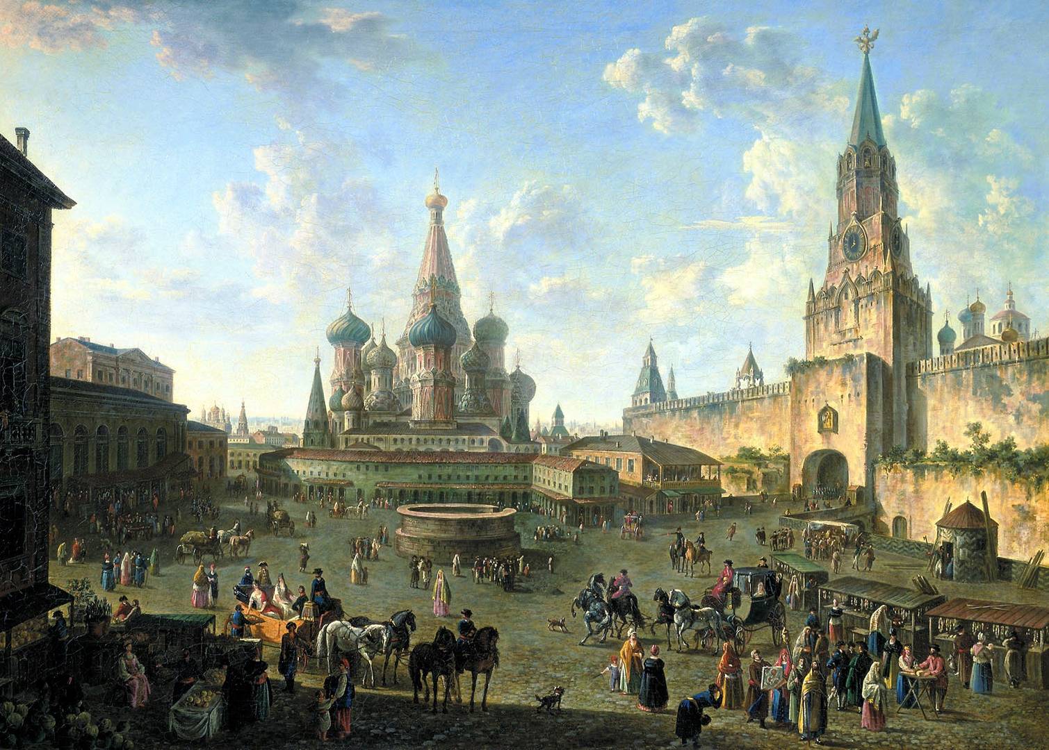 Федор Алексеев. Красная площадь, 1801