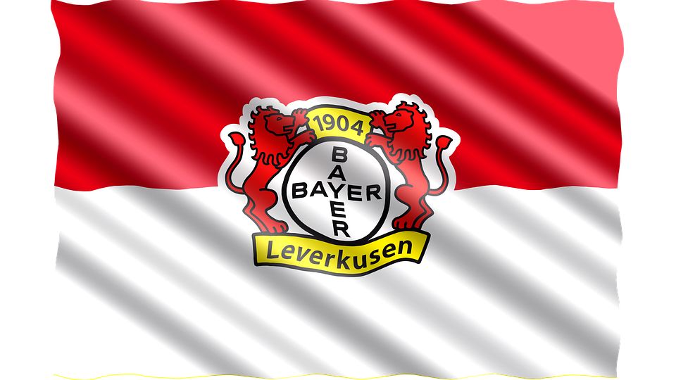 Флаг футбольного клуба «Байер»