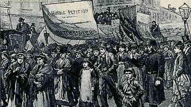 Шествие Спичечников в Вестминстер (фрагмент), июль 1888 года