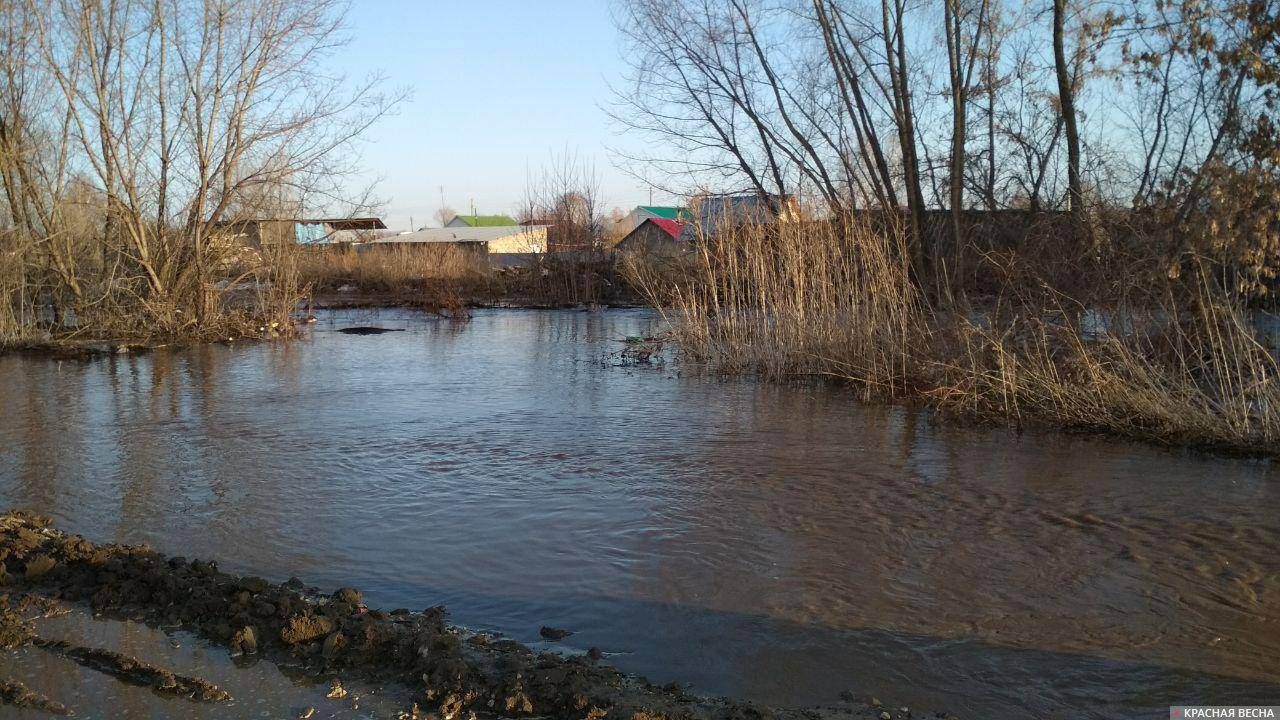 Наводнение в поселке Мирный, Самарская область