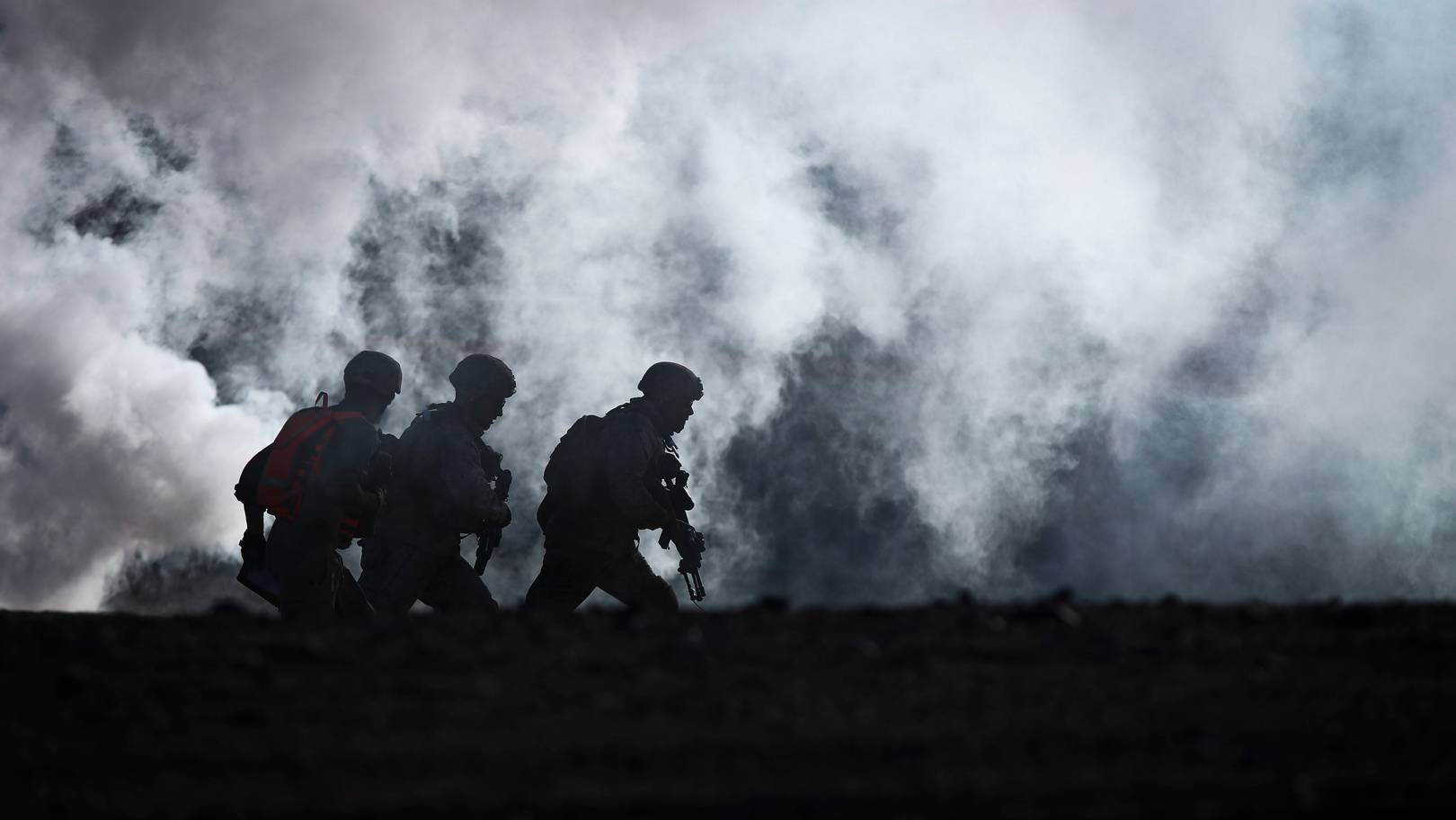 Морские пехотинцы в наземном боевом центре морской пехоты Твентинайн-Палмс