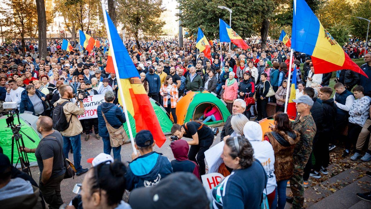 Протестная акция партии «ШОР» в Кишиневе