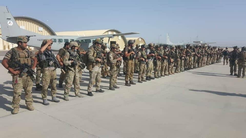 Подразделение спецназа правительства Афганистана в аэропорту Герата